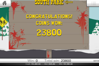South Park Touch Mobile Slot Big Win