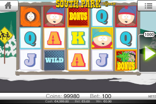 South Park Touch Mobile Slot Screenshot