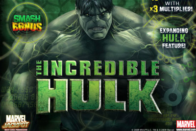 The Incredible Hulk Mobile Slot Logo