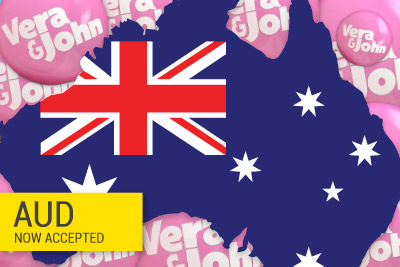 Vera&John Casino Now Accepts Australian Dollars as a Player Currency