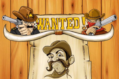 Wanted Mobile Slot Logo