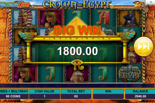 Crown of Egypt Mobile Slot Big Win