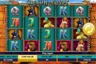 Crown of Egypt Mobile Slot Screenshot