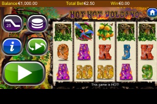 Hot Hot Volcano Mobile Slot Screenshot