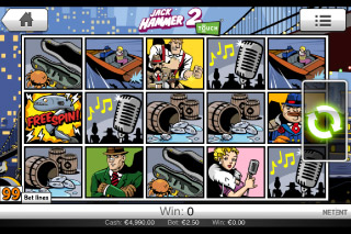 Jack Hammer 2 Mobile Slot Screenshot