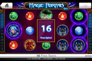 Magic Portals Touch Free Spins