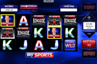 Sky Sports Mobile Slot Screenshot