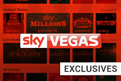 3 New Exclusive Slots at Sky Vegas Casino: Atlantis Treasure, Wizard of Odds and Sky Sports Slot