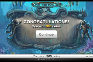 Subtopia Mobile Slot Free Spins Win