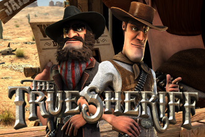 The True Sheriff Mobile Slot Logo