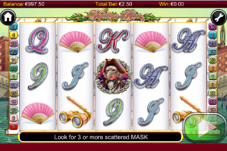 Venetian Rose Mobile Slot Screenshot