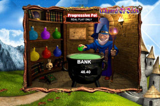 Wizard of Odds Mobile Slot Cauldron Bonus