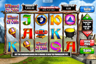 Wizard of Odds Mobile Slot Screenshot