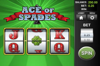 Ace of Spades Mobile Slot Screenshot