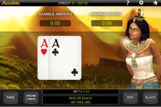 Anubis Mobile Slot Gamble Feature