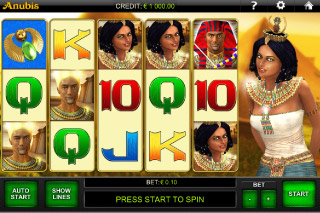 Anubis Mobile Slot Screenshot