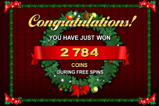 Deck the Halls Mobile Slot Free Spins Win