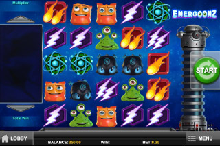 Energoonz Mobile Slot Screenshot