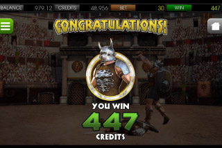 Gladiator Mobile Slot Big Win