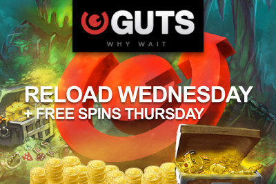 Reload this Wednesday + Get 10 Free Spins on Thursday