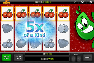 Hot Fruits Mobile Slot 5 of a Kind
