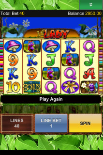 Lil' Lady Mobile Slot Screenshot