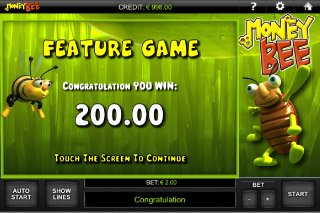 Money Bee Mobile Slot Feature Win