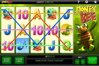 Money Bee Mobile Slot Paylines