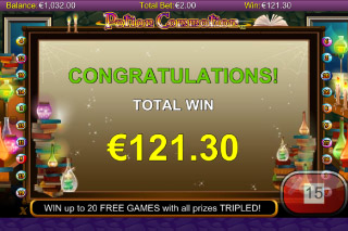 Potion Commotion Mobile Slot Win