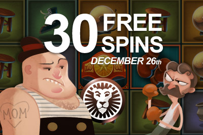 Get up to 30 Free Spins at Leo Vegas Mobile Casino