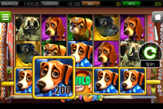 Puppy Love Mobile Slot Screenshot