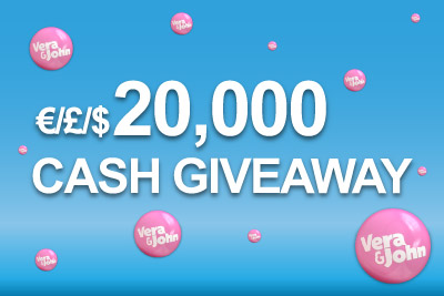 Vera&John Mobile Casino £/€/$20,000 Cash Giveaway