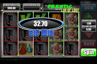 Dr Frantic Mobile Slot Big Win