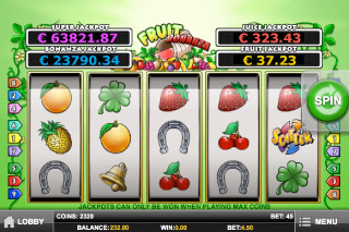 Fruit Bonanza Mobile Slot Screenshot