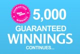 5K a Day Guaranteed Winnings Continues at Vera&John Casino