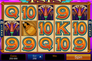 Isis Mobile Slot Screenshot