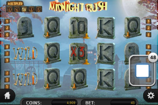 Midnight Rush Mobile Slot Screenshot