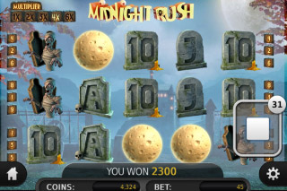 Midnight Ruch Mobile Slot Win