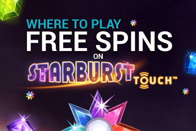 You can get 310 Free Spins on Starburst Mobile Slot