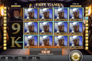 Gladiator Jackpot Mobile Slot Scatters