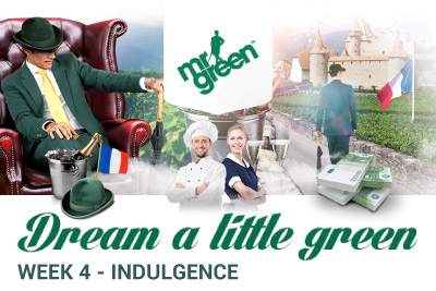 Indulge with Mr Green Mobile Casino in February