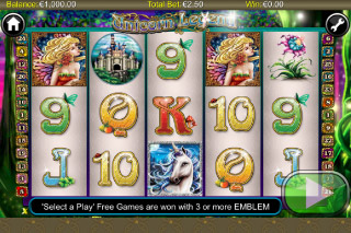 Unicorn Legend Mobile Slot Screenshot