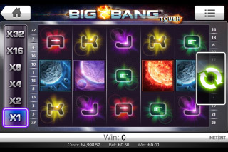 Big Bang Touch Mobile Slot Screenshot