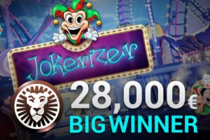 One Big Win in One Spin on New Jokerizer Slot at Leo Vegas Casino