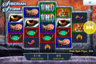 Siberian Storm Mobile Slot Free Spins