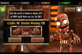 The Curious Machine Mobile Slot Gamble Feature