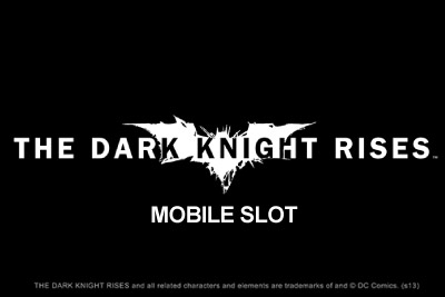 The Dark Knight Rises Mobile Slot Logo