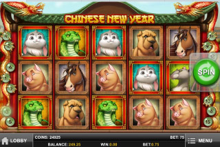 Chinese New Year Mobile Slot Screenshot