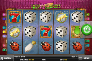 Lady of Fortune Mobile Slot Screenshot