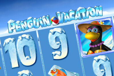 Penguin Vacation Mobile Slot Logo